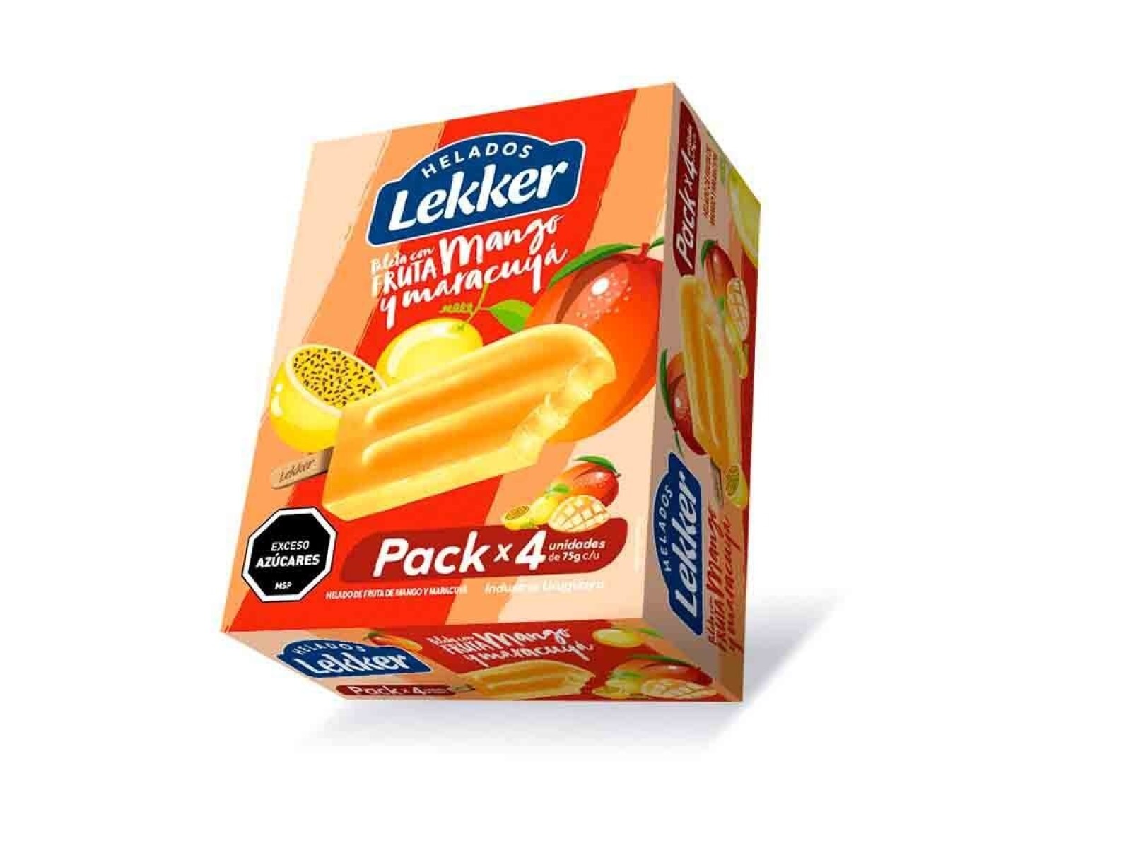 Paleta Frut. Mango X4 Und Lekker 