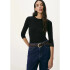 BLUSA ML FEM PRETO ESCURO