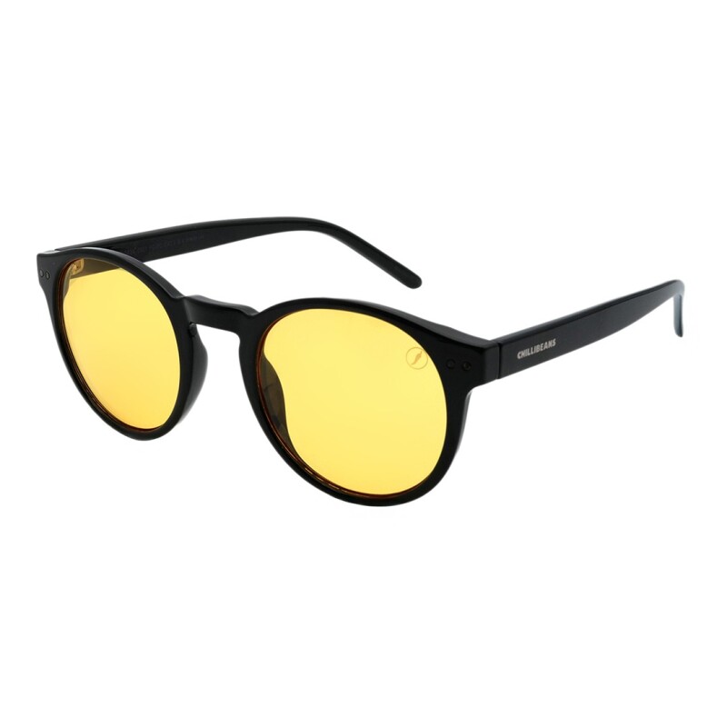 Lentes de Sol Chilli Beans Culiacán Unisex Negro - Amarillo