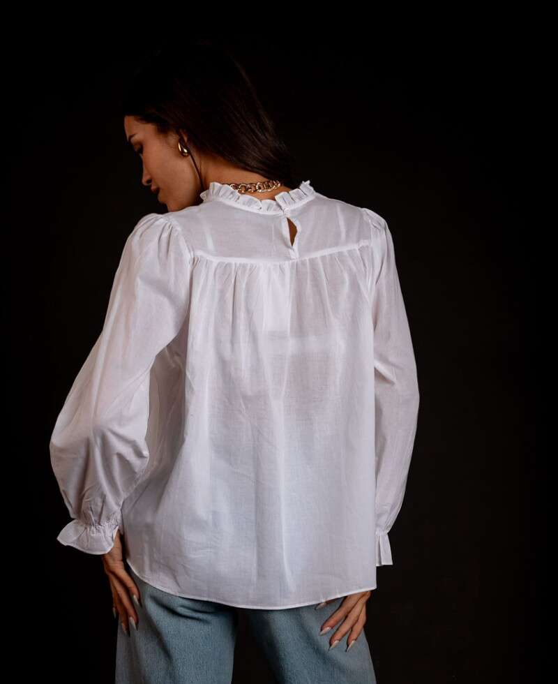 Camisa Agustina blanco