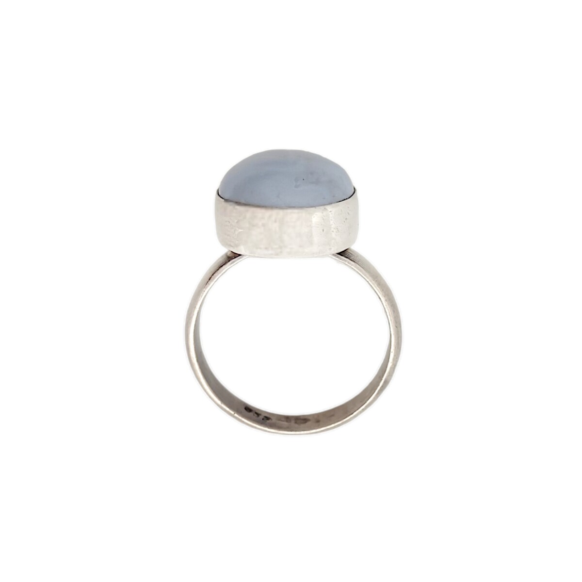 Anillo Oval-Plata 925-Piedra Blue Light Agata-AN3101 - conpiedra 