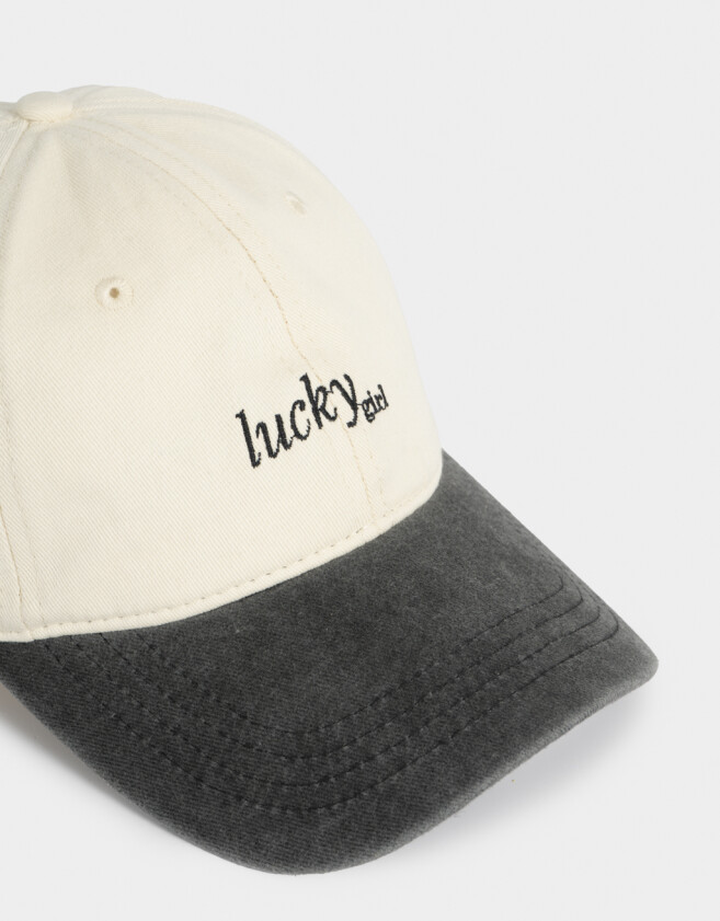 Caps Gorra Bicolor Bordada - Combinacion Bicolor