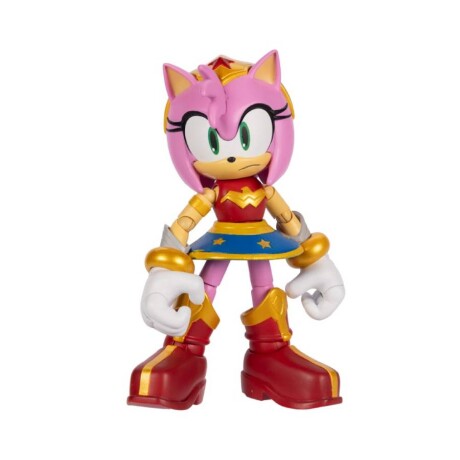 Figura DC x Sonic The Hedgehog - Amy as Wonder Woman - 13cm Figura DC x Sonic The Hedgehog - Amy as Wonder Woman - 13cm