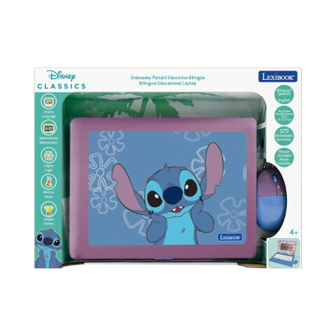 Computadora Educativa Bilingüe Digital Lexibook Stitch Grande U