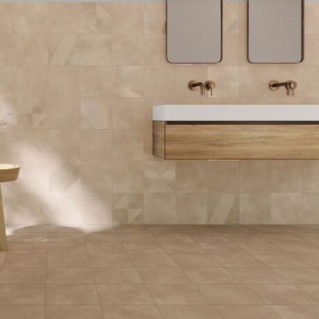 Porcelanato Beige 22.3X22.3Cm Piso Pared GAMAS DE BEIGE