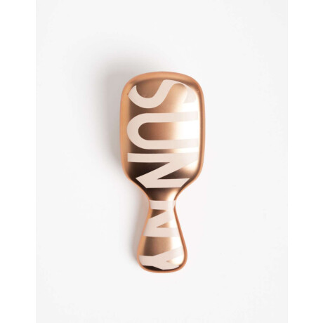 Cepillo Desenredante Metalizado Chico Rosa Metalizado