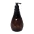 Dispensador Plástico de Jabón Martillado 280 ml AMBAR