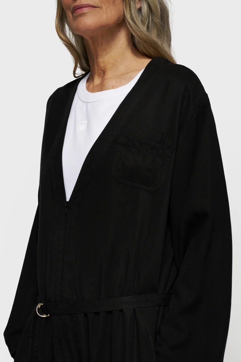 COMFORT JUMPSUIT TENCEL Negro