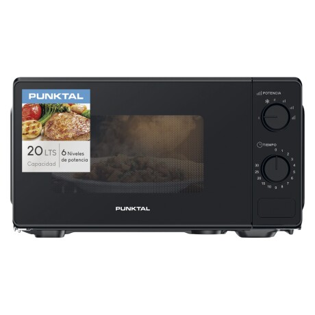 Microondas Manual Punktal PK-2029M 700W 20L NEGRO