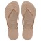 Sandalias de Mujer Havaianas Havaiana SLIM Beige Arena - Dorado