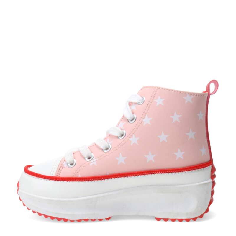 Championes de Niños DC Bota Wonder Woman Rosado - Rojo - Blanco