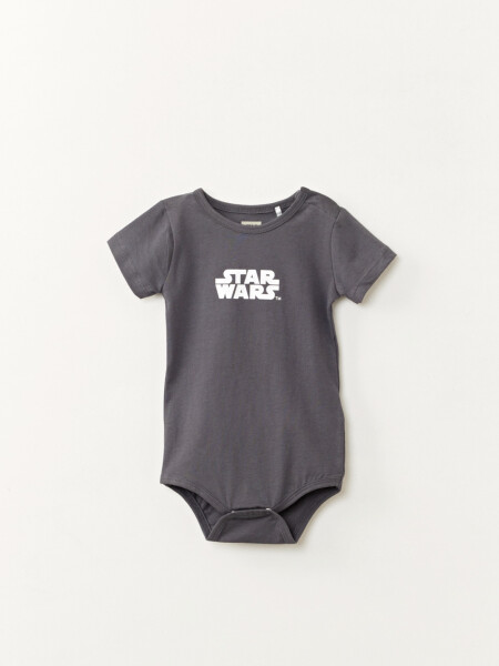 Body manga corta Star Wars Gris Oscuro