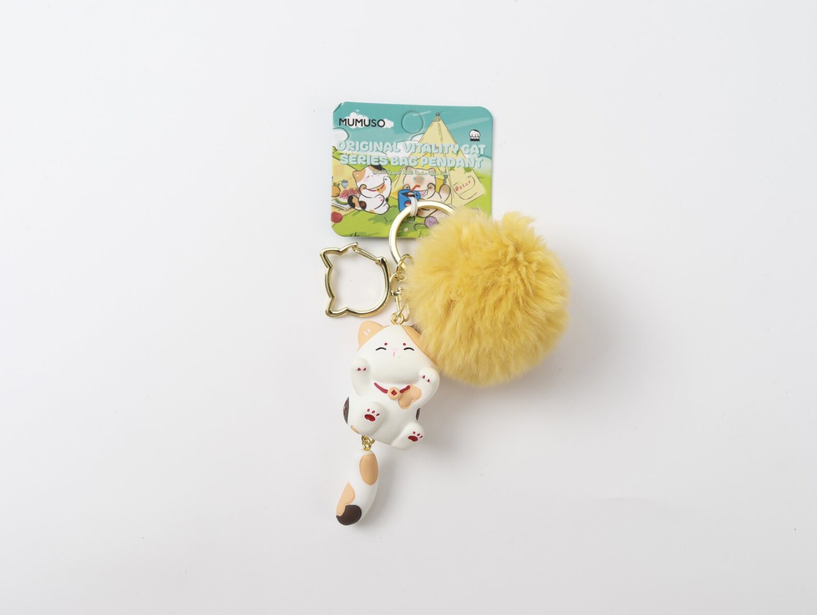 COLGANTE DE MOCHILA SERIE GATOS VITALIDAD ORIGINAL (GATO CAREY) 