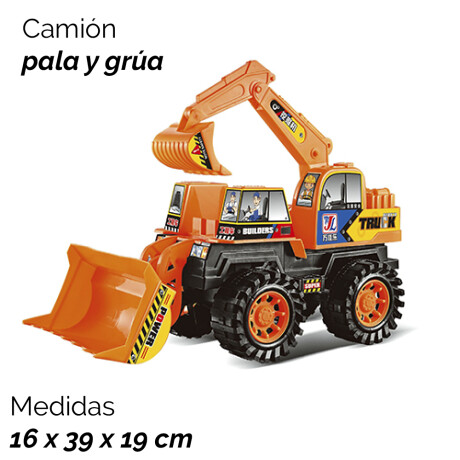 Camion Con Pala Y Grúa 39 Cm Camion Con Pala Y Grúa 39 Cm