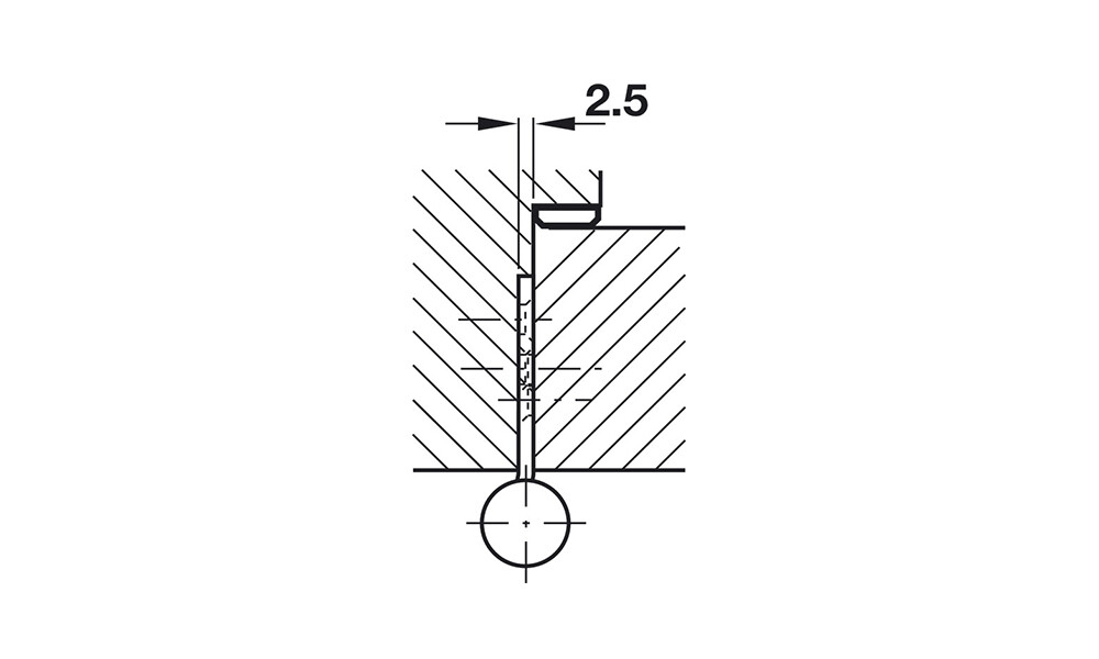 Bisagra Flap para puerta 4x3" 926.22.127 Bisagra Flap Para Puerta 4x3" 926.22.127