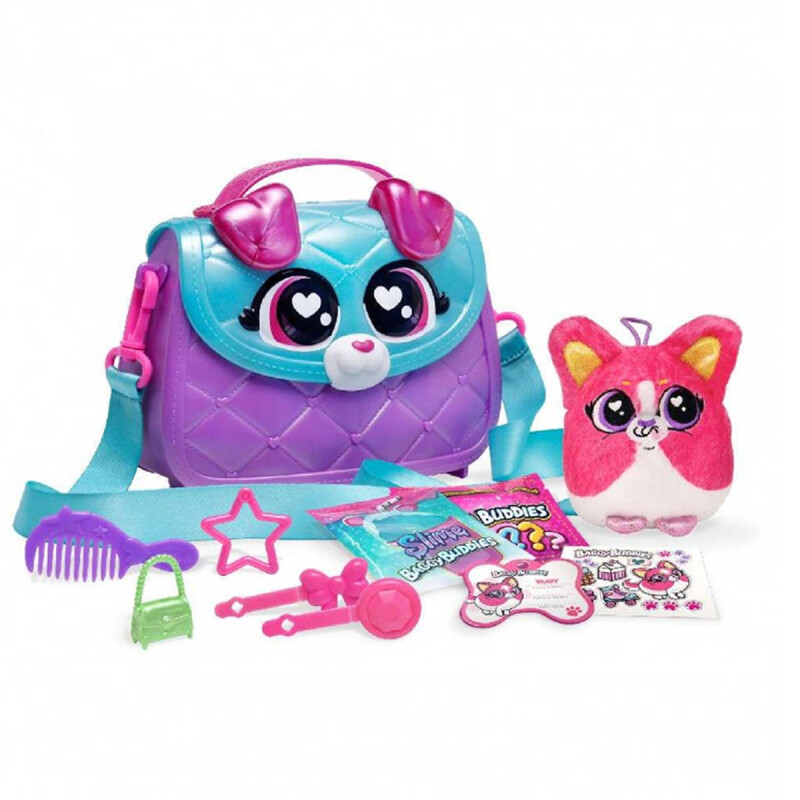 Cartera con peluche Glam Buddies con sorpresas Ruby