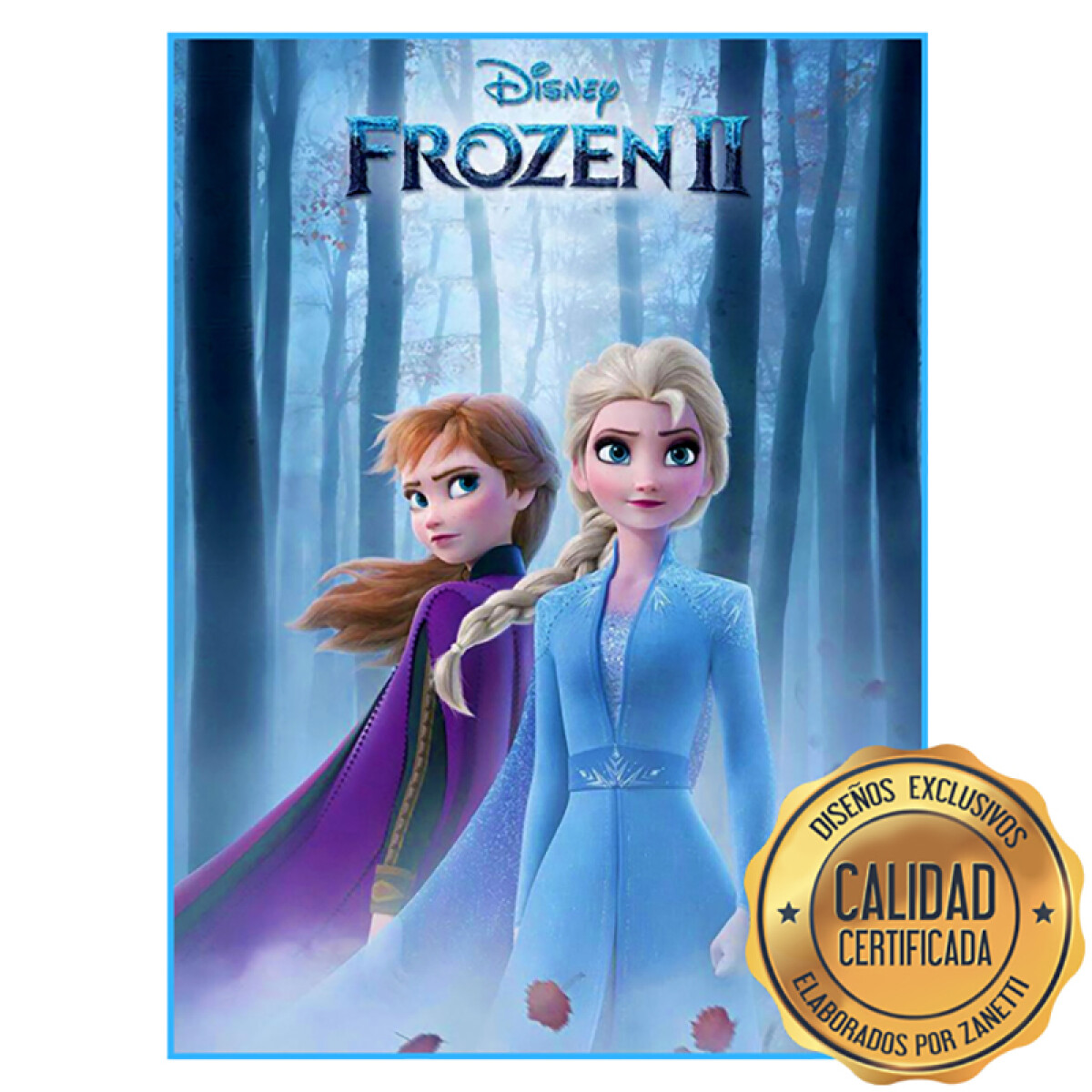 Lámina Frozen - Elsa y Anna Rect. 