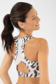 Milena top Animal print