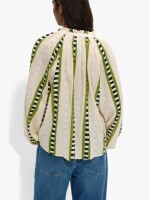 Blusa Estampado Contraste 100% Algodón multicolor
