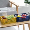 Caja de almacenamiento plegable mediano azul