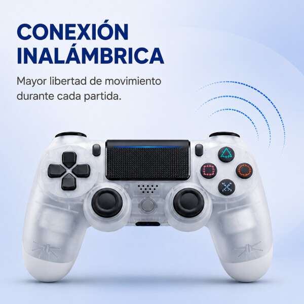 Joystick Mando Control Inalambrico Compatible Play 4 Ps4 Color Variante Gris