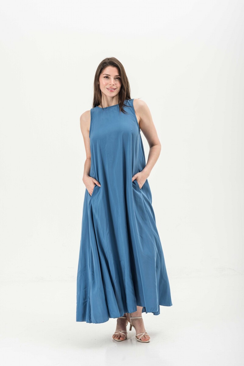 VESTIDO LIZE - AZUL 