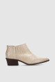Botín Sabina Crocco Beige