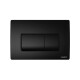 PULSADOR DOBLE DESCARGA ACCIONAMIENTO NEUMATICO METAL MATE NEGRO