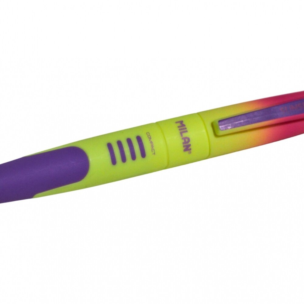 BOLIGRAFO MILAN SUNSET MODELO 176568920 COLOR AZUL COLOR CAPUCHON VIOLETA