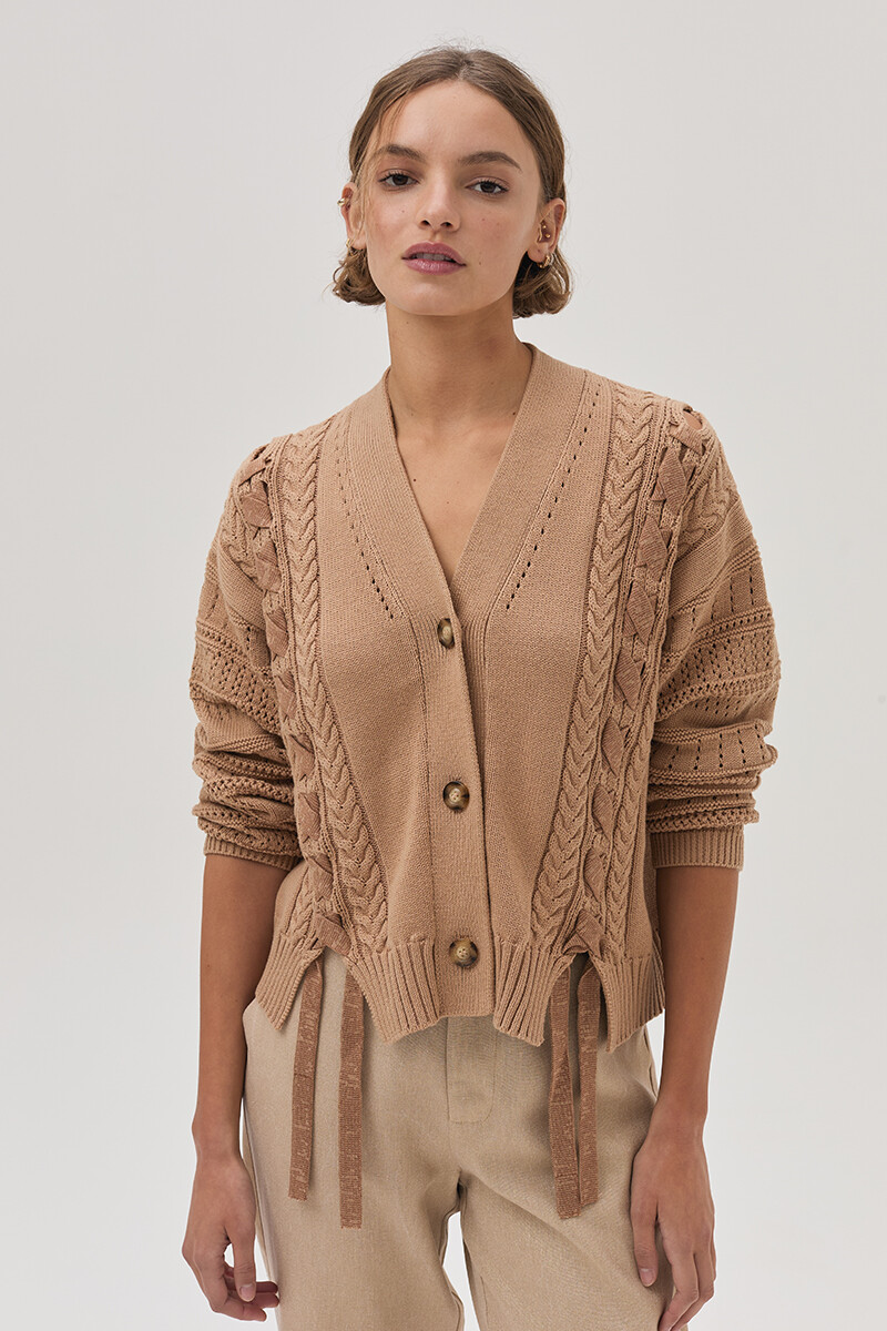 Cardigan Duna Camel