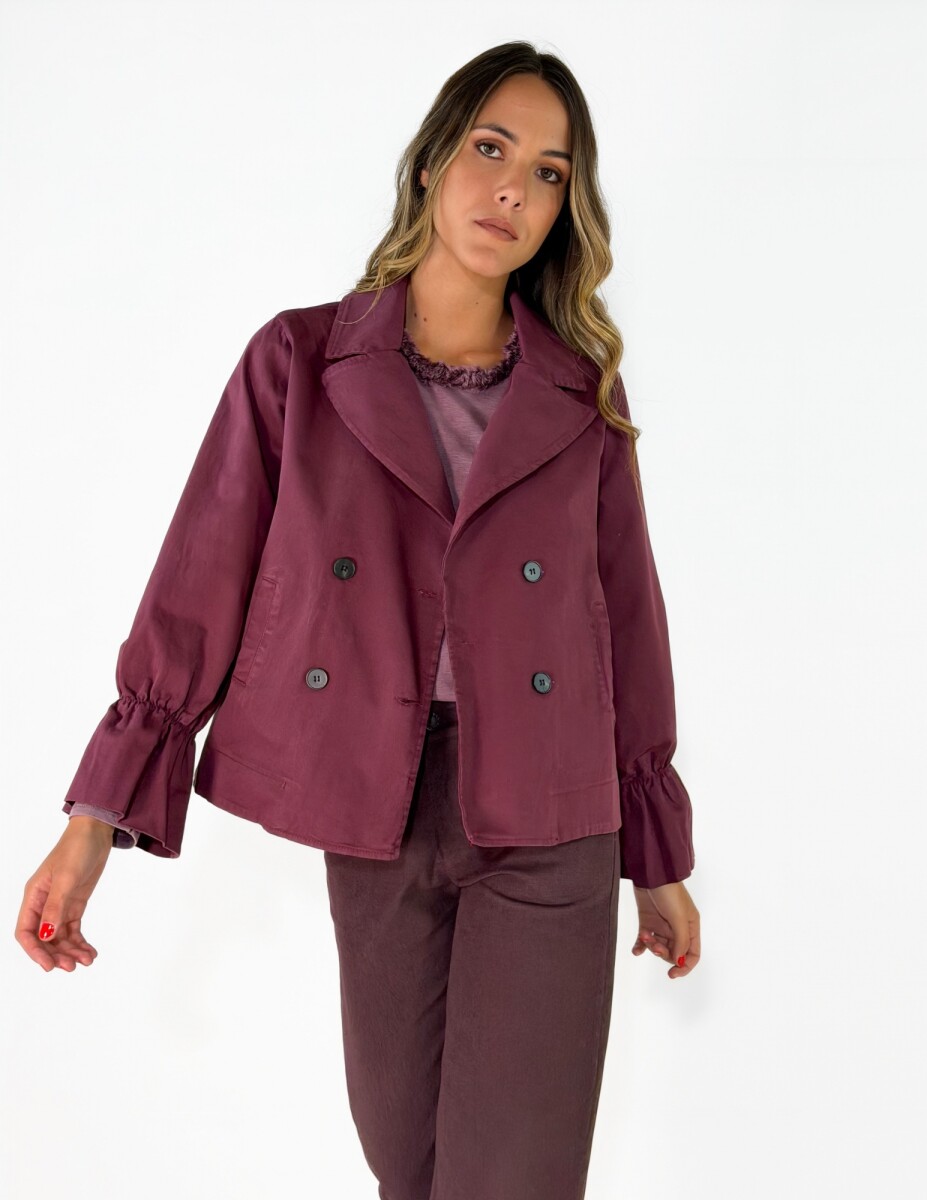 CHAQUETA SILVARA - PURPURA 