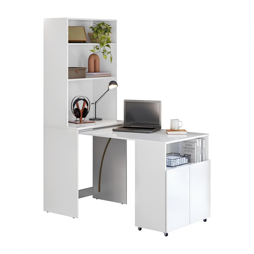 Escritorio Repisa Multifunción Duo Blanco