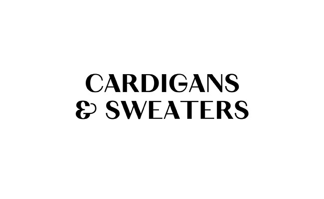 Cardigans & Sweaters