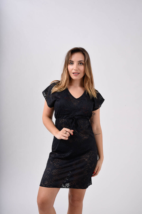 Vestido Playero Negro