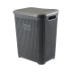 Canasto organizador para ropa 45lts GRIS