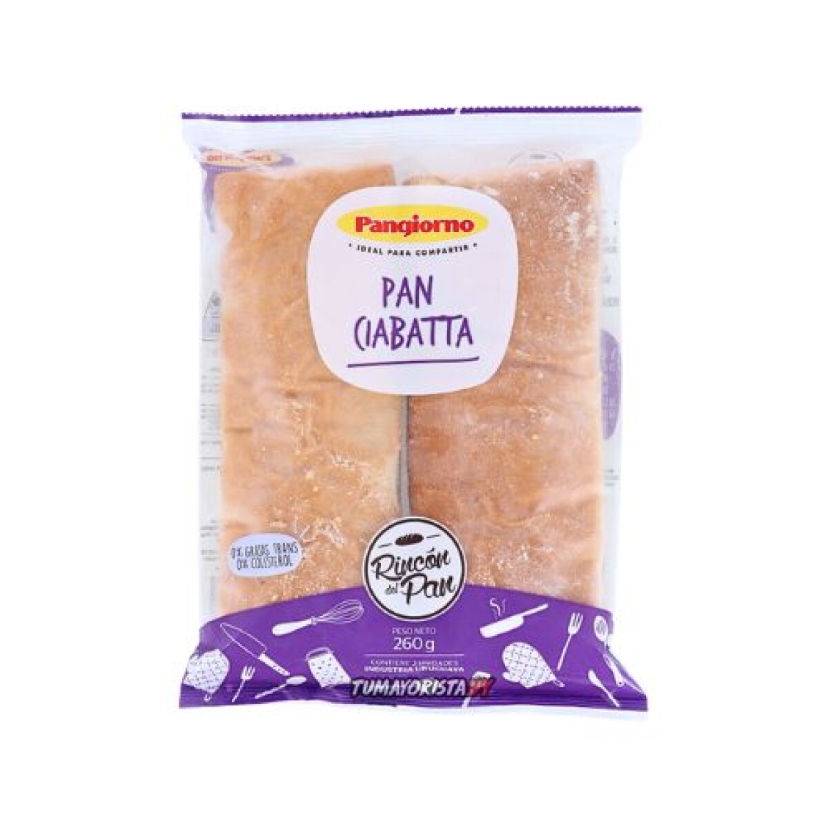 Pan Ciabatta Pangiorno - 2 ud. - 260 g 