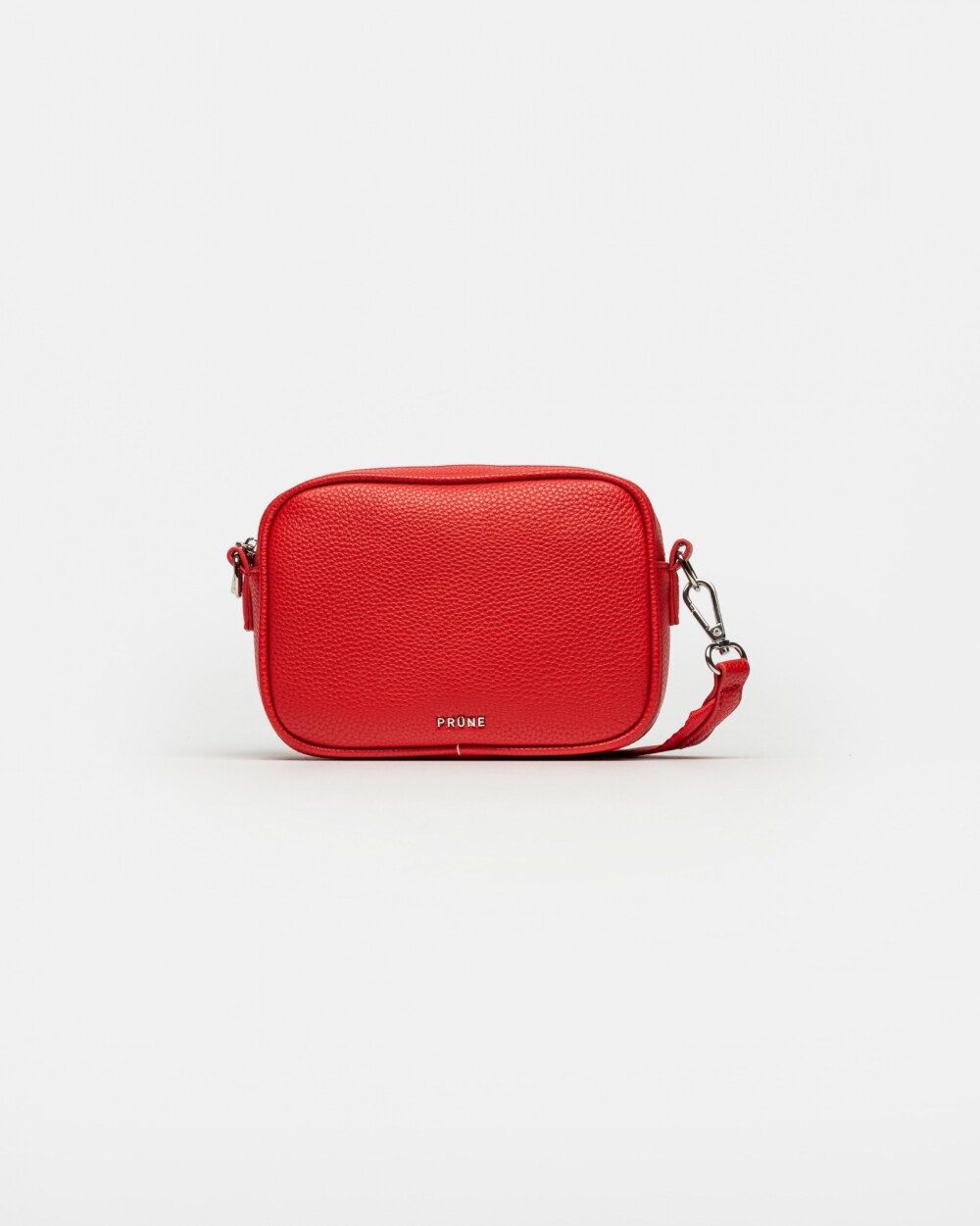 Mini Bag Adisa En Efecto Cuero Rojo