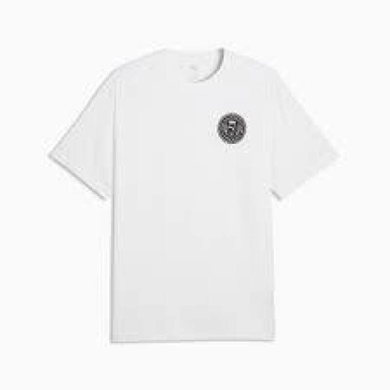 Remera Puma Graphics Relax.Badge Tee Hombre 694367 02 Blanco