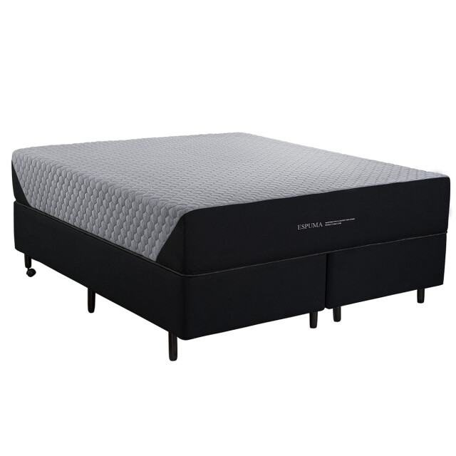 Sommier queen size 2 plazas | Espuma | Colchón de 26 cm Sommier queen size 2 plazas | Espuma | Colchón de 26 cm
