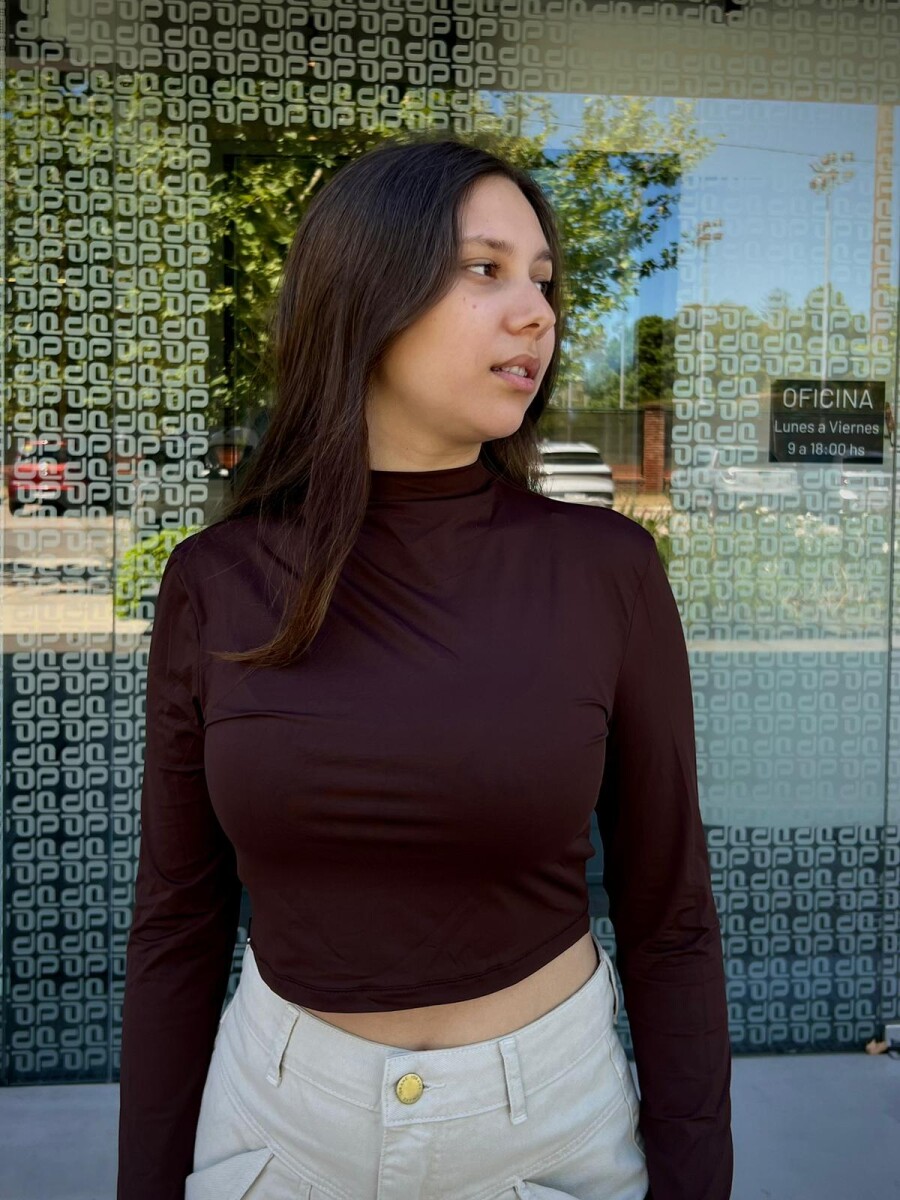 Polera Ines - Marrón 