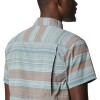 Camisa Newton Ridge Plaid Short City Hombre METAL STRIPED/ NIAGARA