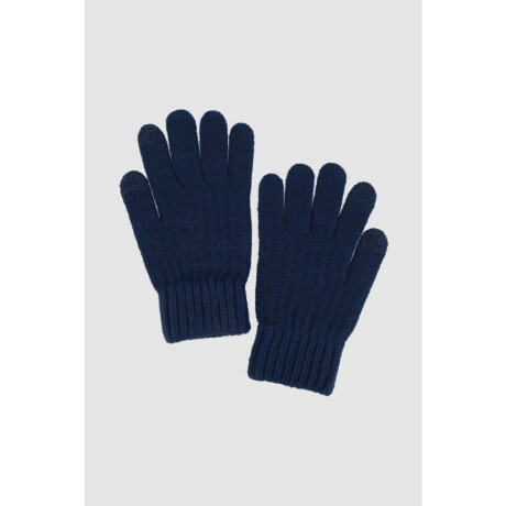 Guantes azul Azul
