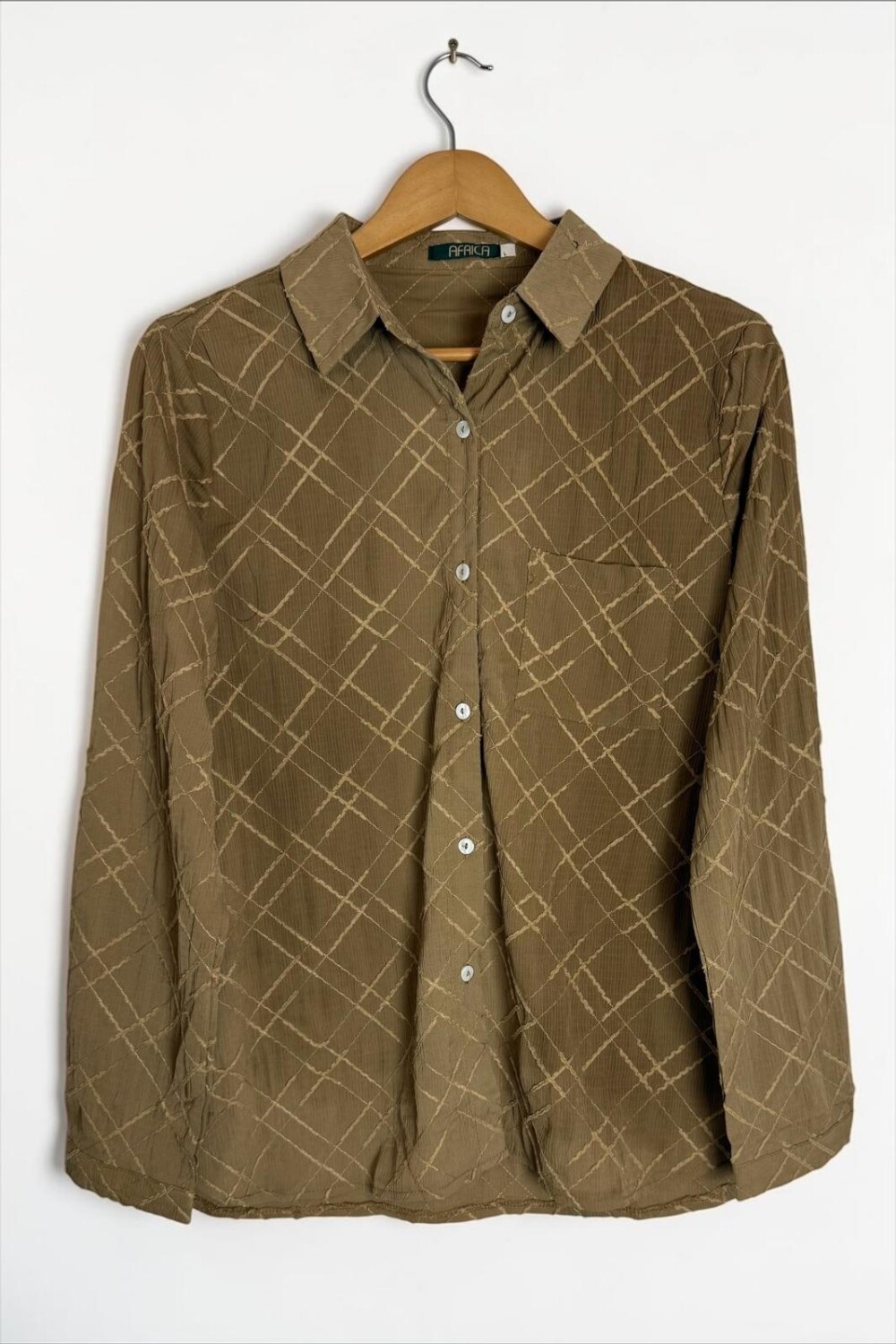 CAMISA ALGODON MOSS CAMEL