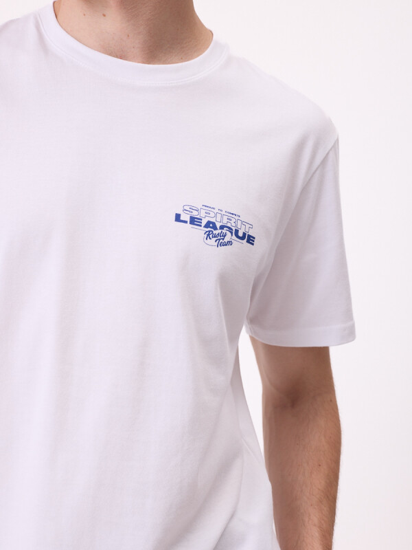 T-SHIRT YEOVAL RUSTY Blanco