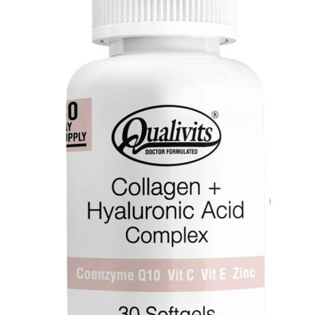 Qualivits Colágeno + Ácido Hialurónico - 30 Capsulas Blandas