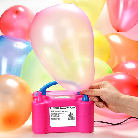 Máquina Inflador 600w 2iny + Pack X100 Globos Regalo! Jug017006