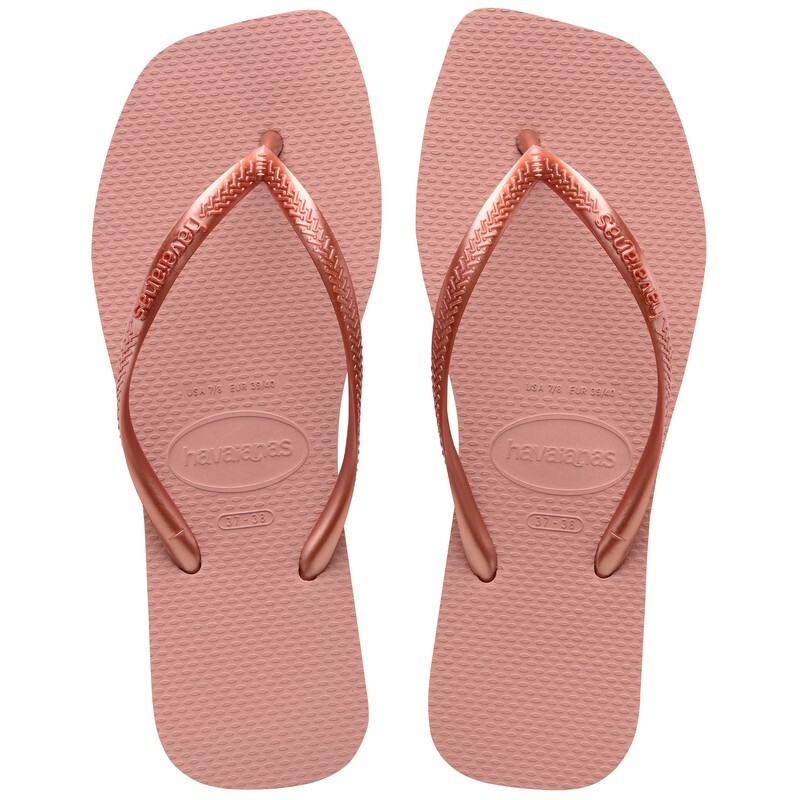 Ojotas Havaianas Slim Square Rosado