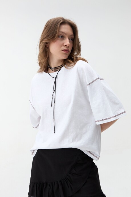 REMERA GARA LISA Blanco