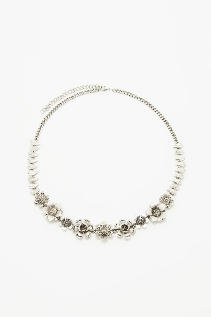 CIN METAL FLOWER Plata