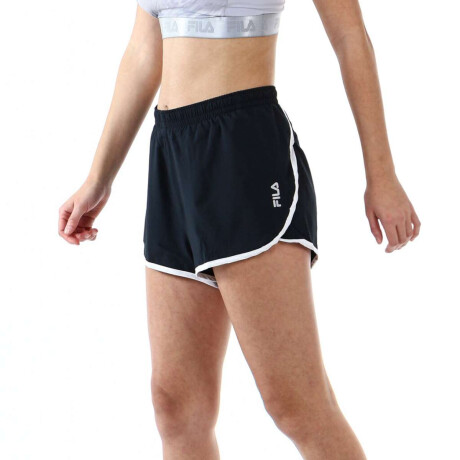 Fila Shorts Femenino Double Air Negro-Blanco
